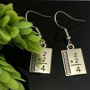 Math Earring, Teacher Earring, Math Teacher, Teacher Appreciation Gift, School